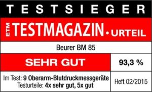 Beurer BM 85 für Oberarm9
