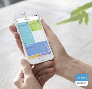 Omron X4 Smart Blutdruckmessgerätt App