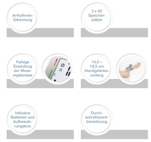 Sanitas SBC 15 Handgelenk-Blutdruckmessgerät Vorteile