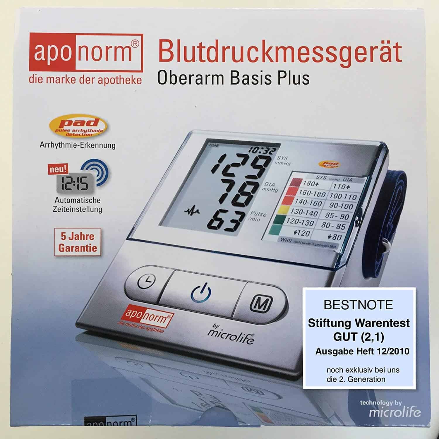 Wepa Aponorm Basis Plus für Oberarm Stiftung Warenvergleich “gut” - ᐅ ...