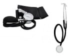 Sphygmomanometer (Blutdruckmessgerät mit Stethoskop) im Vergleich